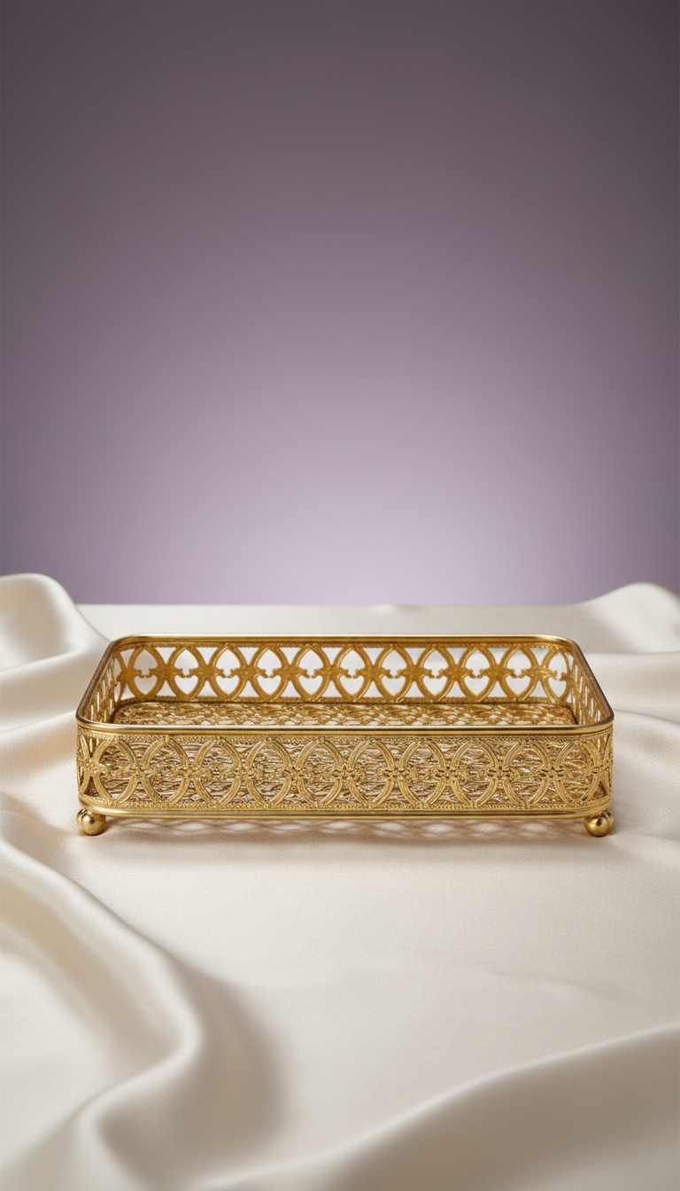 Embroidered Silk Keepsake Pouch