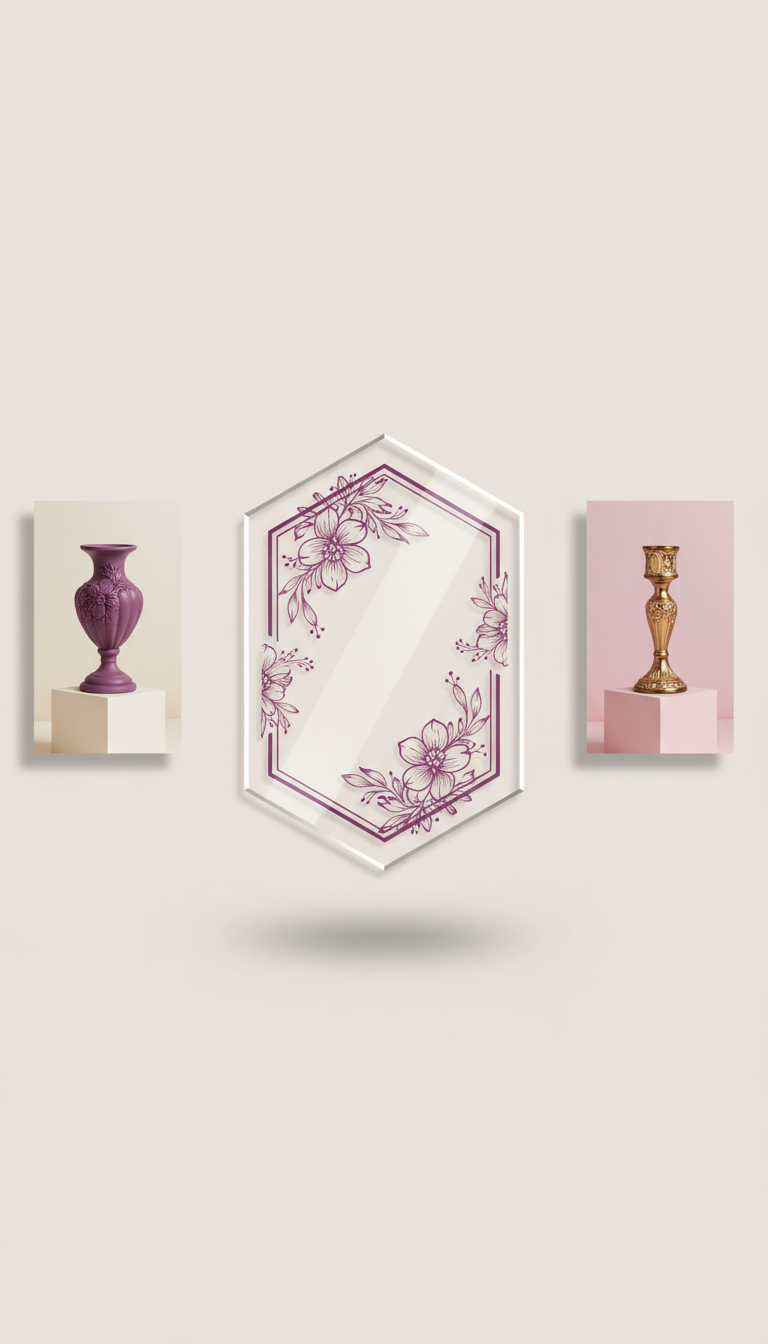 Custom Gold-Leaf Table Number